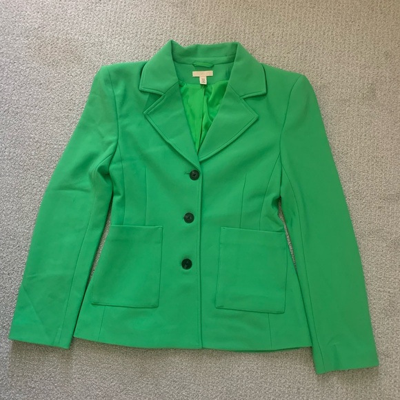 H&M Jackets & Blazers - H&M Vibrant Green Tailored Blazer